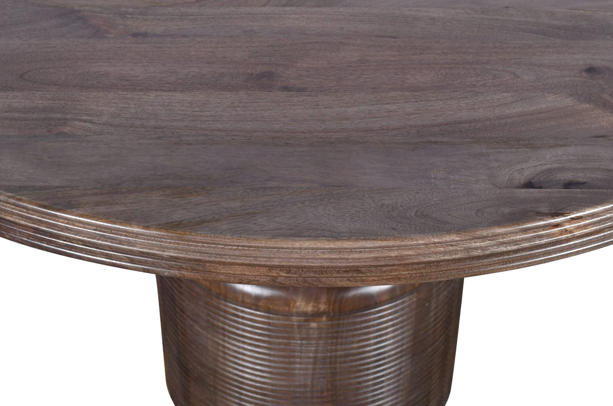 Liyana Natural Tan Solid Wood Round Dining Table by Modus Furniture at Eve Furniture