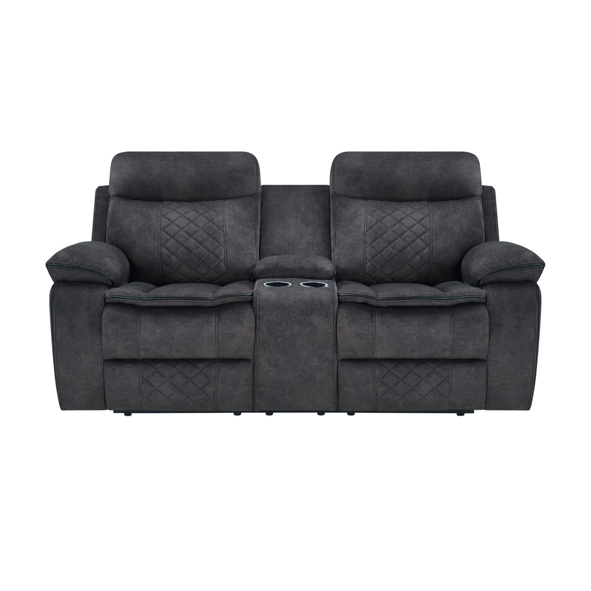 Liz Grey Reclining Living Room Set by New Era Innovations at Eve Furniture