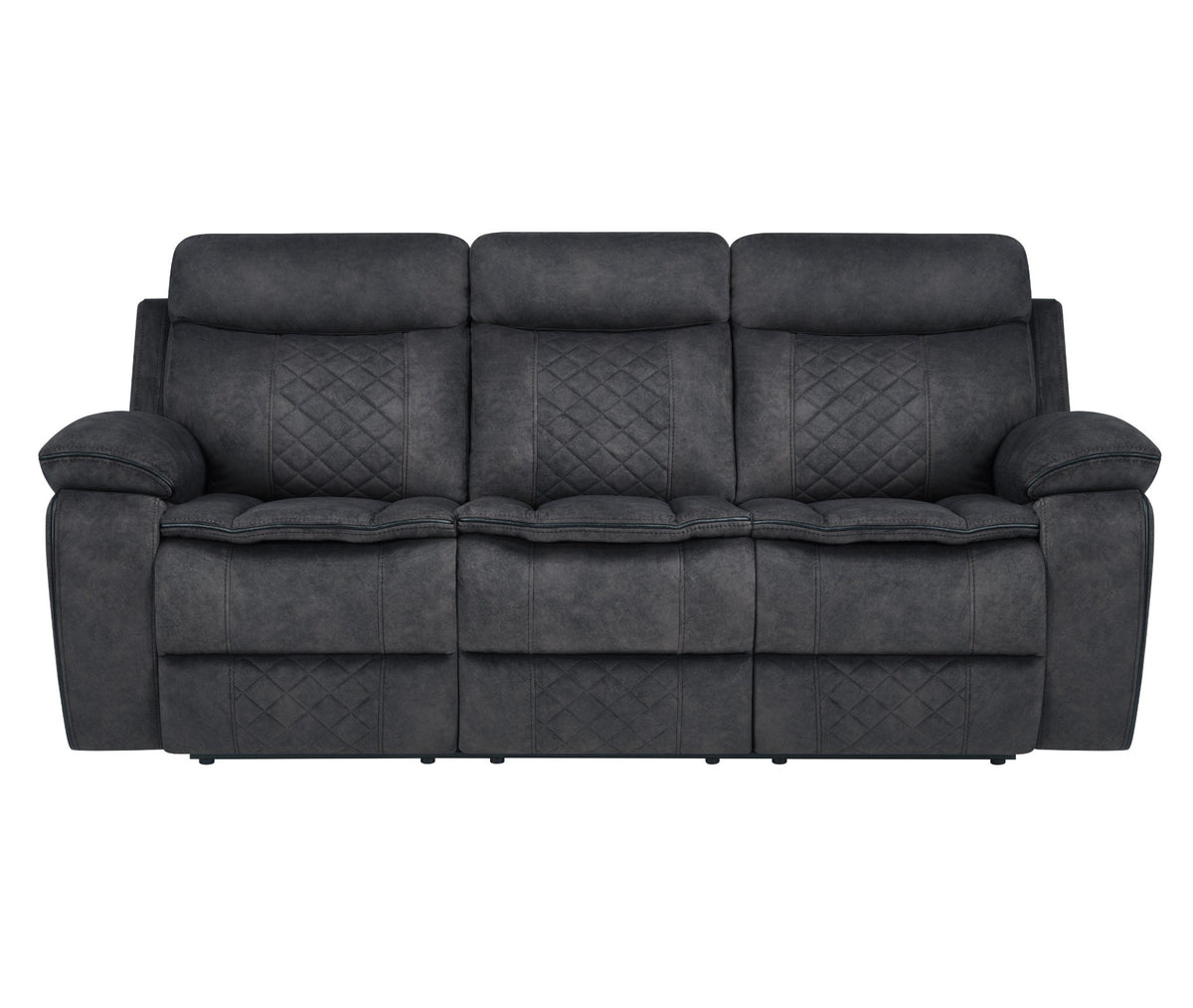 Liz Grey Reclining Living Room Set by New Era Innovations at Eve Furniture