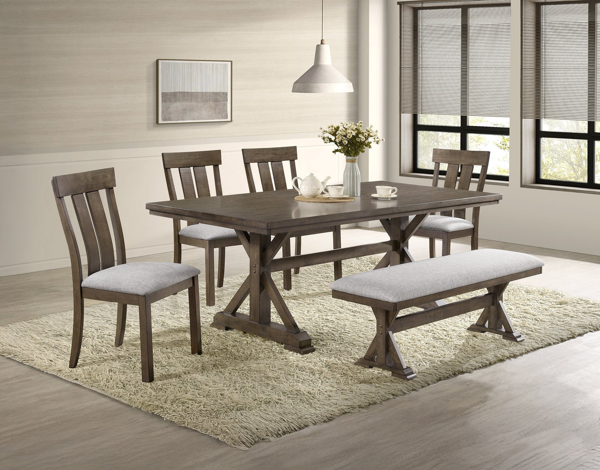 Lloyd Brown Dining Set by Crown Mark at Eve Furniture