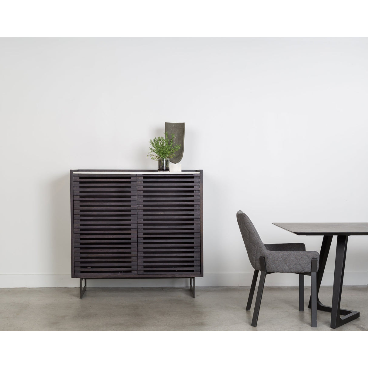 Lloyd Dark Grey Dining Chair (Set of 2) by MOES at Eve Furniture
