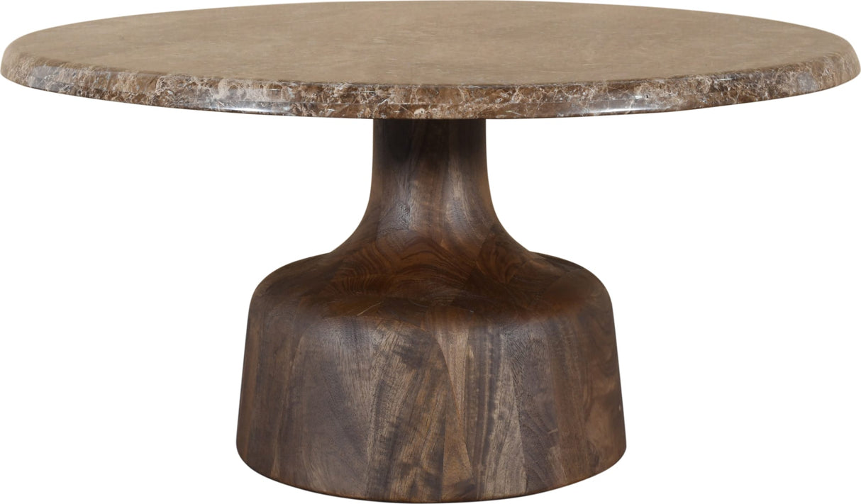 Lloyd Tamarind/Brown Marble Coffee Table by Modus Furniture at Eve Furniture