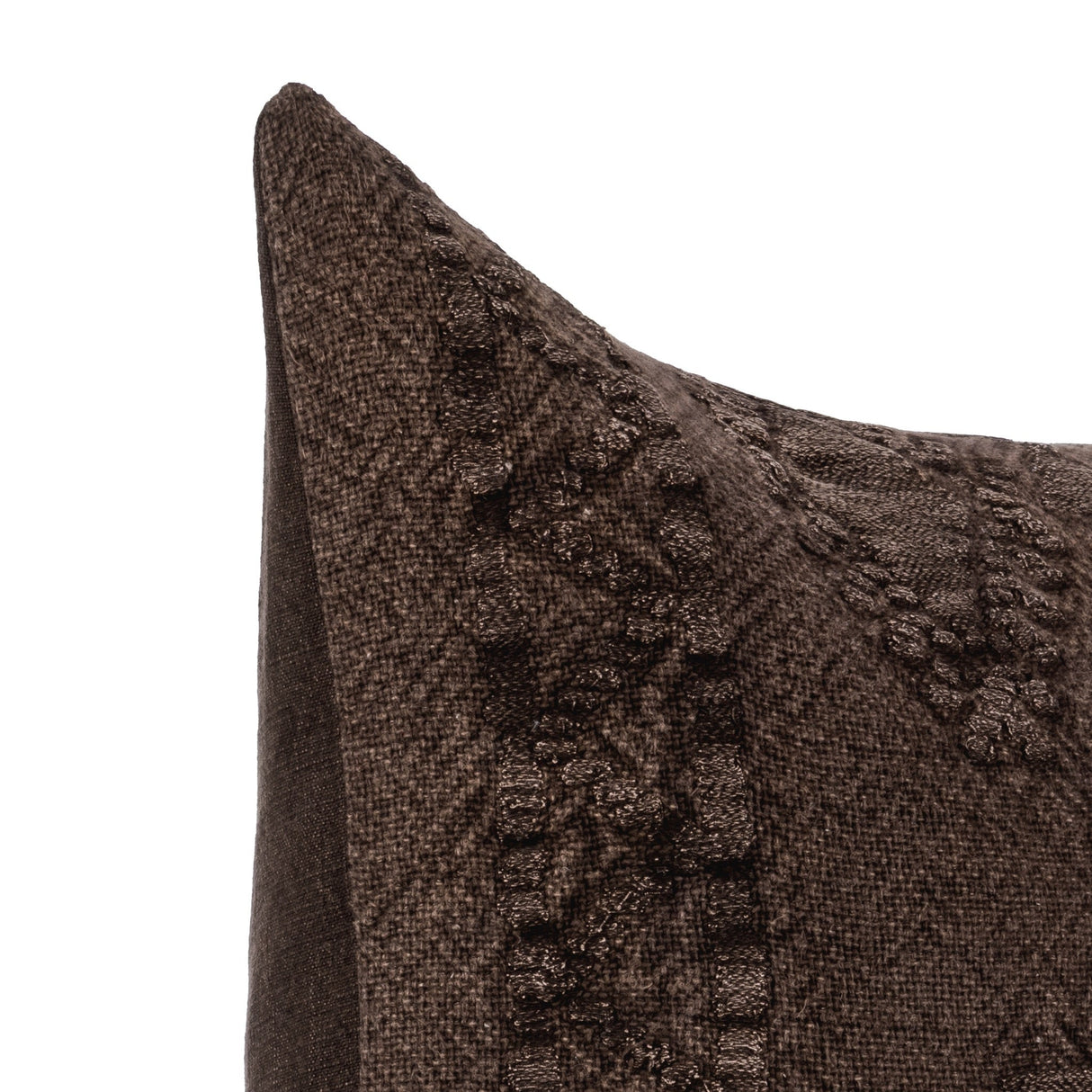 LN Abbey Sierra Brown 22x22 Throw Pillow (Set of 2) by Classic Home at Eve Furniture