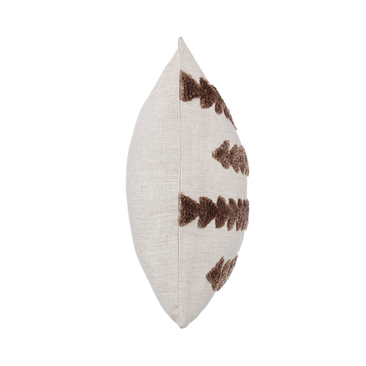 LN Essay Frothed Brown 22x22 Throw Pillow (Set of 2) by Classic Home at Eve Furniture