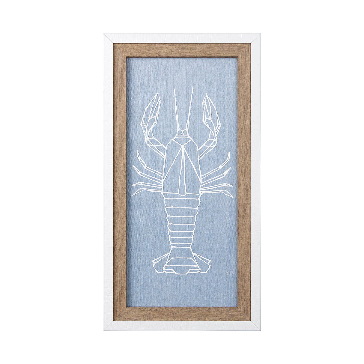 Lobster I by Mercana Studio a Hand Embellished Textured Framed Art Print by Mercana at Eve Furniture