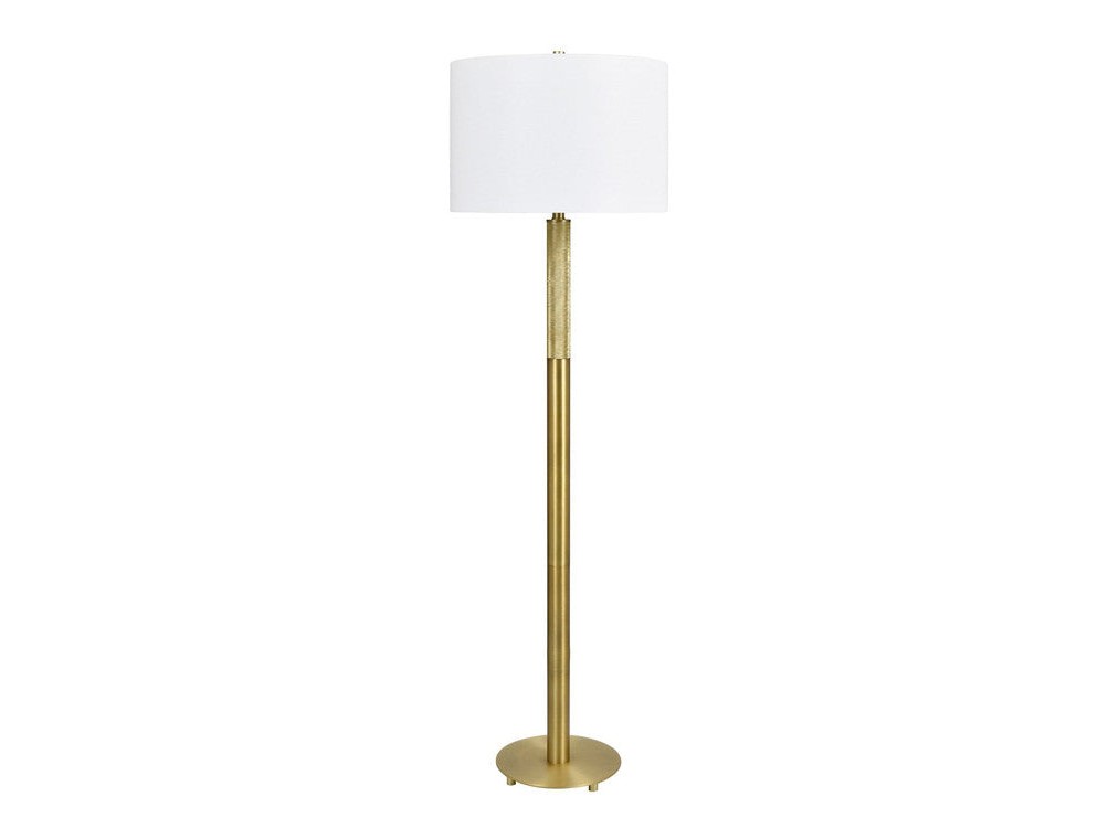 Lochley Gold Floor Lamp by Crestview at Eve Furniture