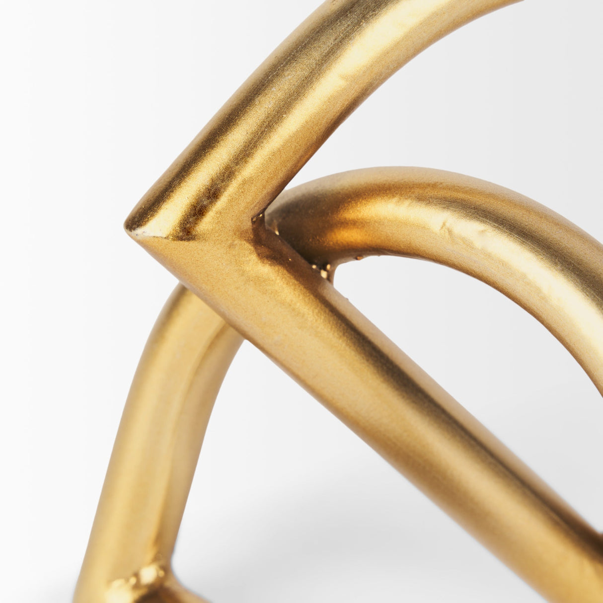 Locke Small Matte Gold Metal Decorative Object by Mercana at Eve Furniture