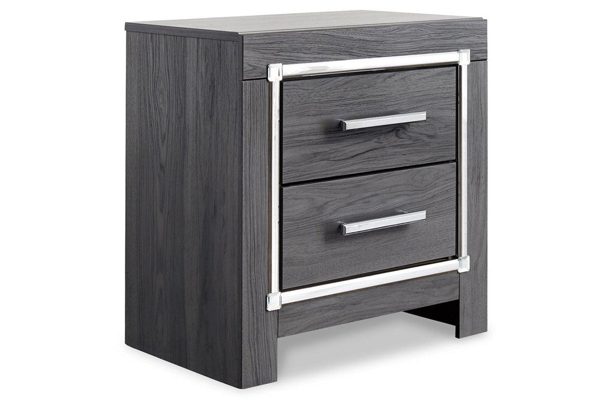 Lodanna Gray Nightstand by Ashley at Eve Furniture