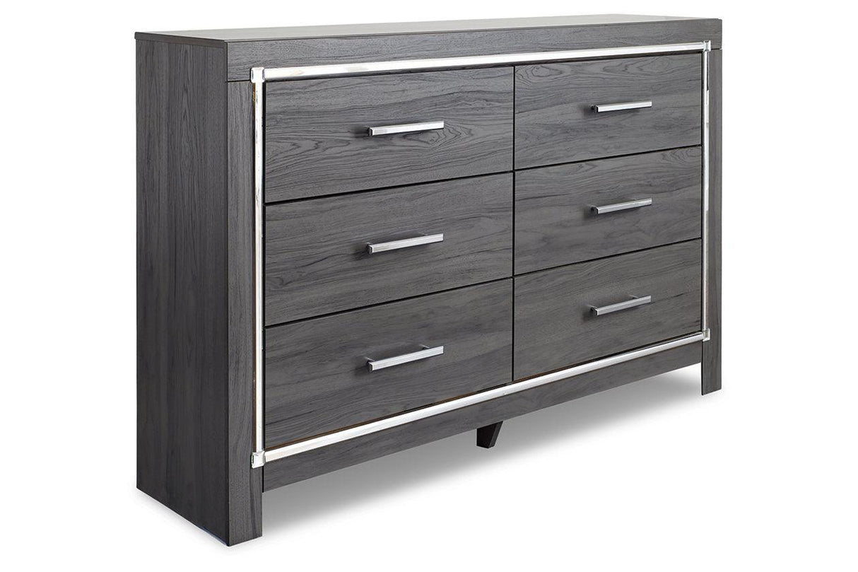 Lodanna Gray Dresser by Ashley at Eve Furniture