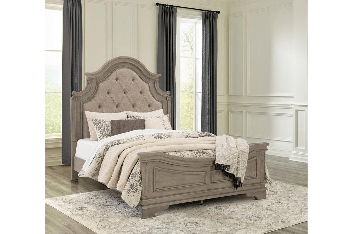 Lodenbay Antique Gray Queen Panel Bed by Ashley at Eve Furniture