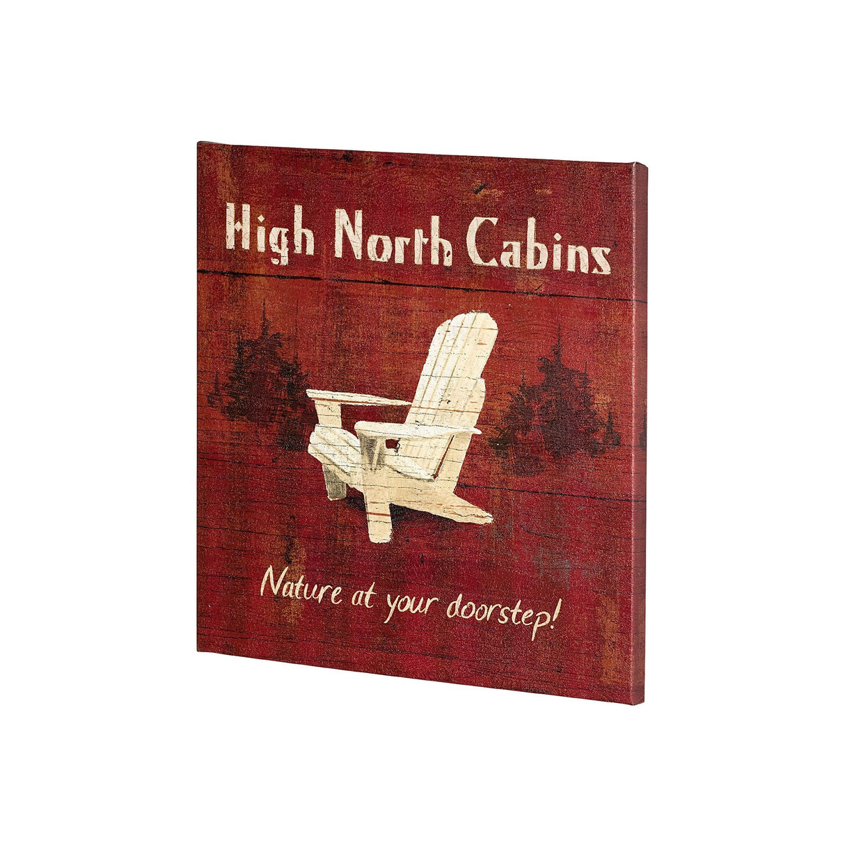Lodge Signs II by James Wiens a Hand Embellished Textured Canvas by Mercana at Eve Furniture