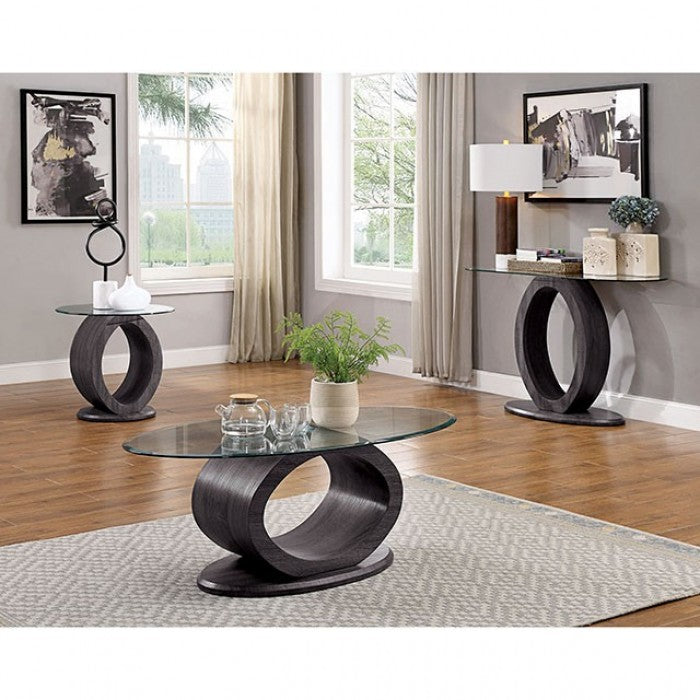Lodia Gray End Table by Furniture of America at Eve Furniture