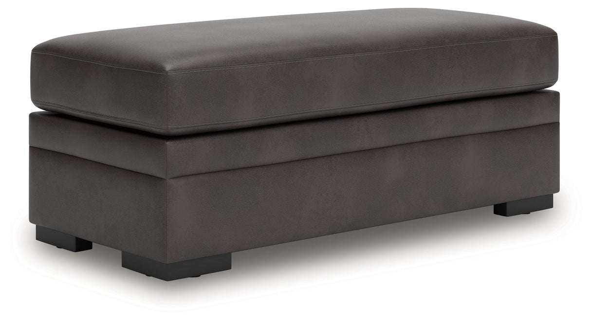 Lofton-Pike Shadow Oversized Accent Ottoman by Ashley at Eve Furniture