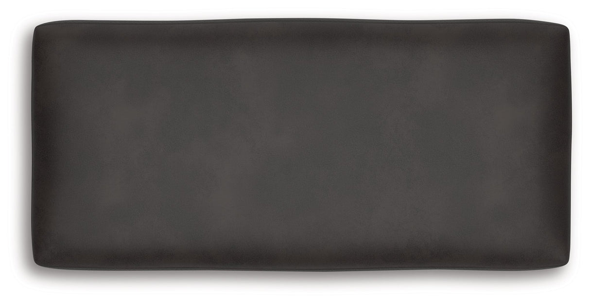 Lofton-Pike Shadow Oversized Accent Ottoman by Ashley at Eve Furniture