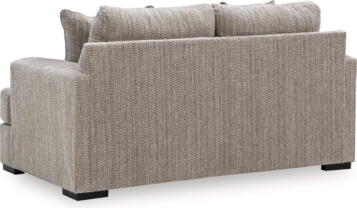 Lofwood Fossil Loveseat by Ashley at Eve Furniture