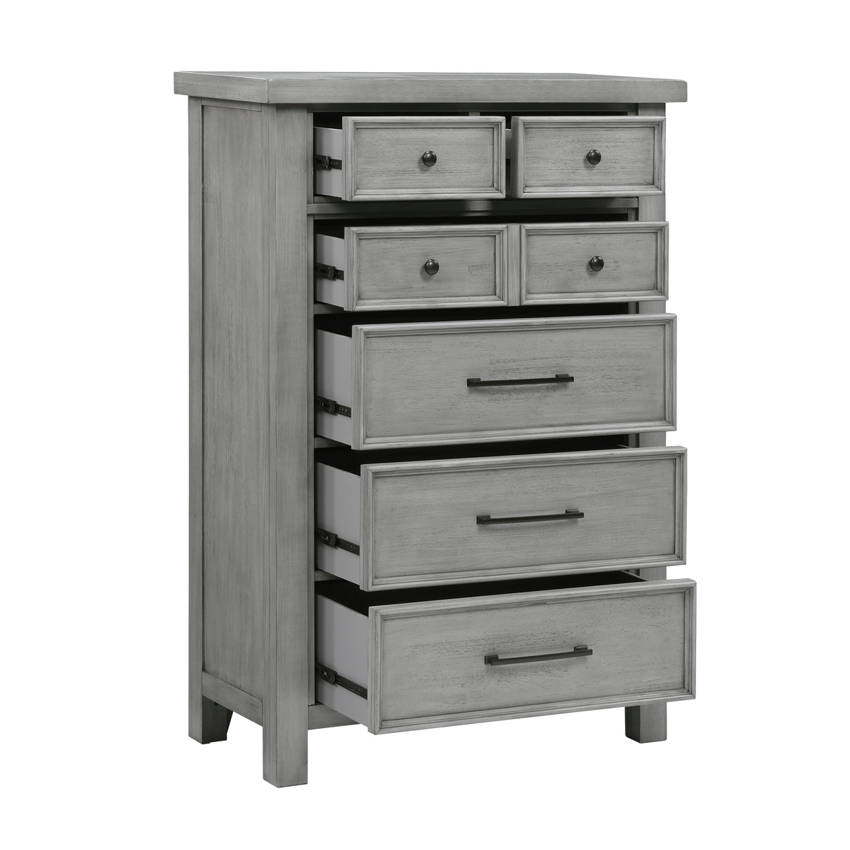 Logandale Antique Gray Wardrobe Chest by Homelegance at Eve Furniture