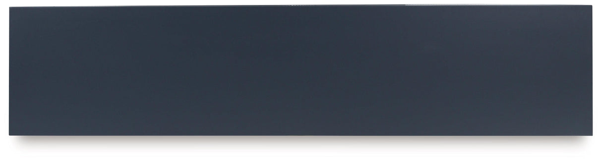 Loirwick Dark Blue Accent Cabinet by Ashley at Eve Furniture