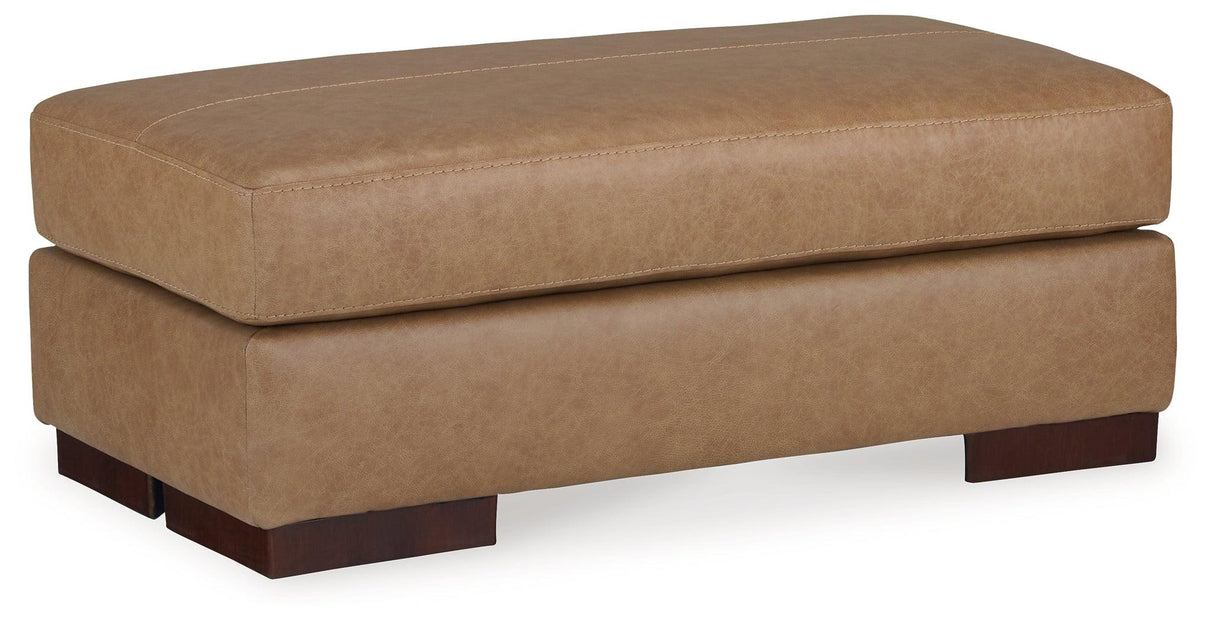 Lombardia Tumbleweed Ottoman by Ashley at Eve Furniture