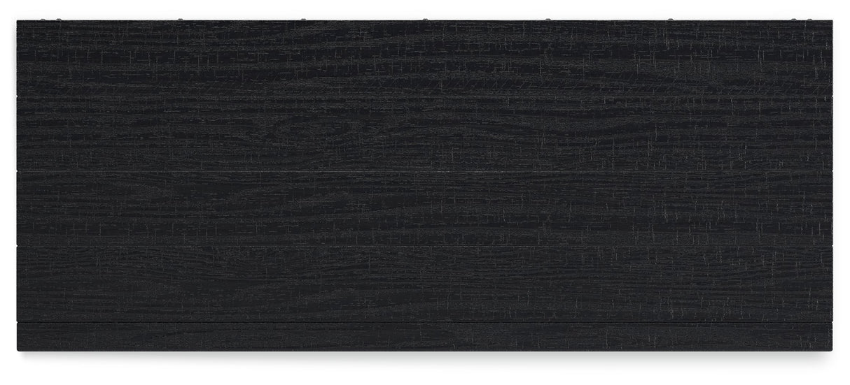 Londer Black Chest of Drawers by Ashley at Eve Furniture