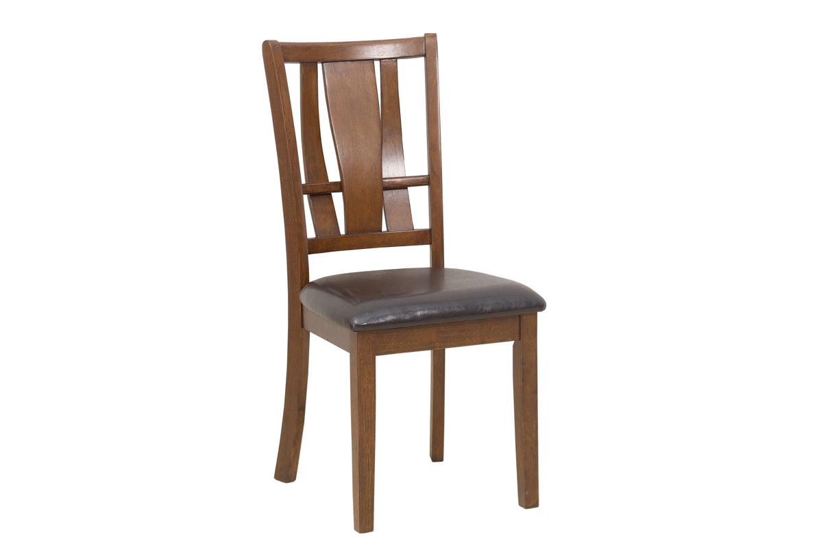 London Brown Mindy 6-Piece Dining Set by Homelegance at Eve Furniture