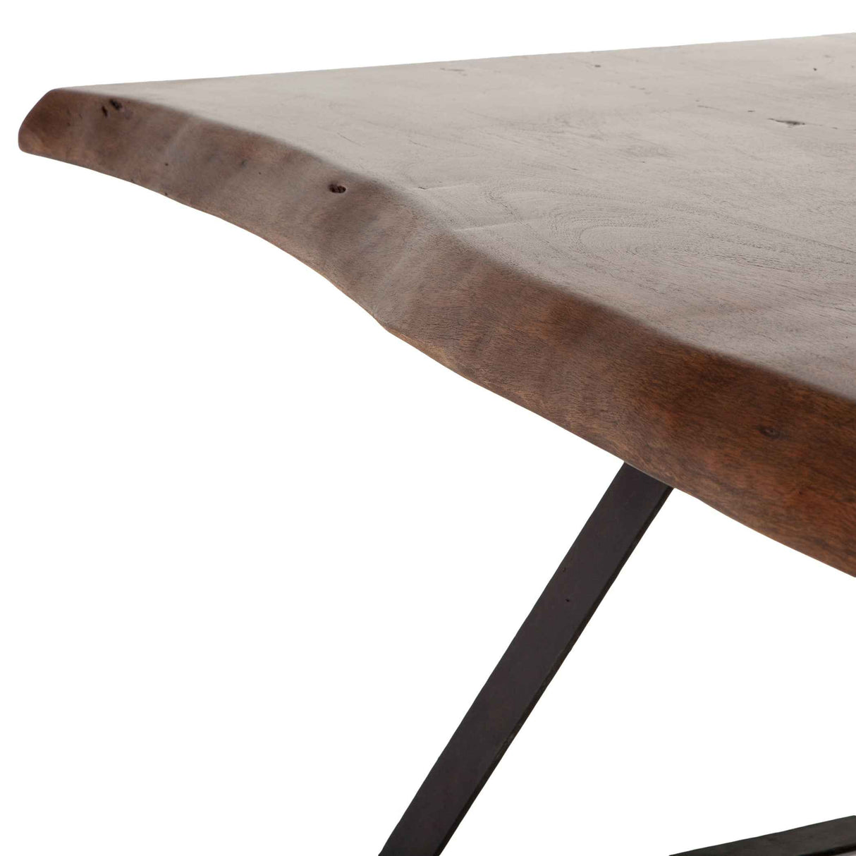 London Loft 106" Dining Table in Walnut by Home Trends & Design at Eve Furniture