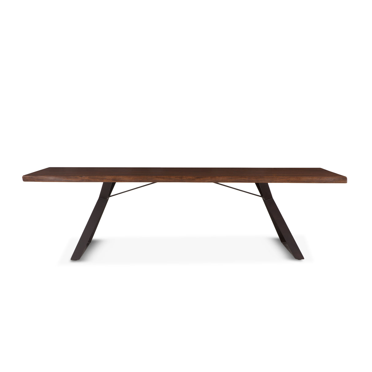 London Loft 106" Dining Table in Walnut by Home Trends & Design at Eve Furniture