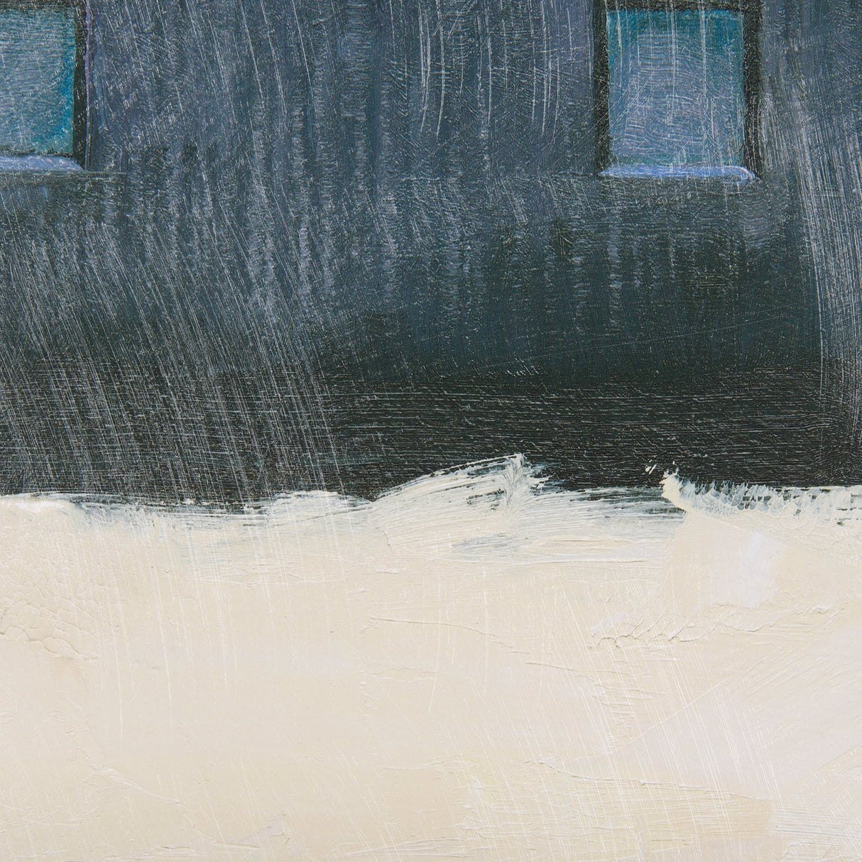 Lonely Landscape II by Mercana Studio a Hand Embellished Textured Framed Art Print by Mercana at Eve Furniture