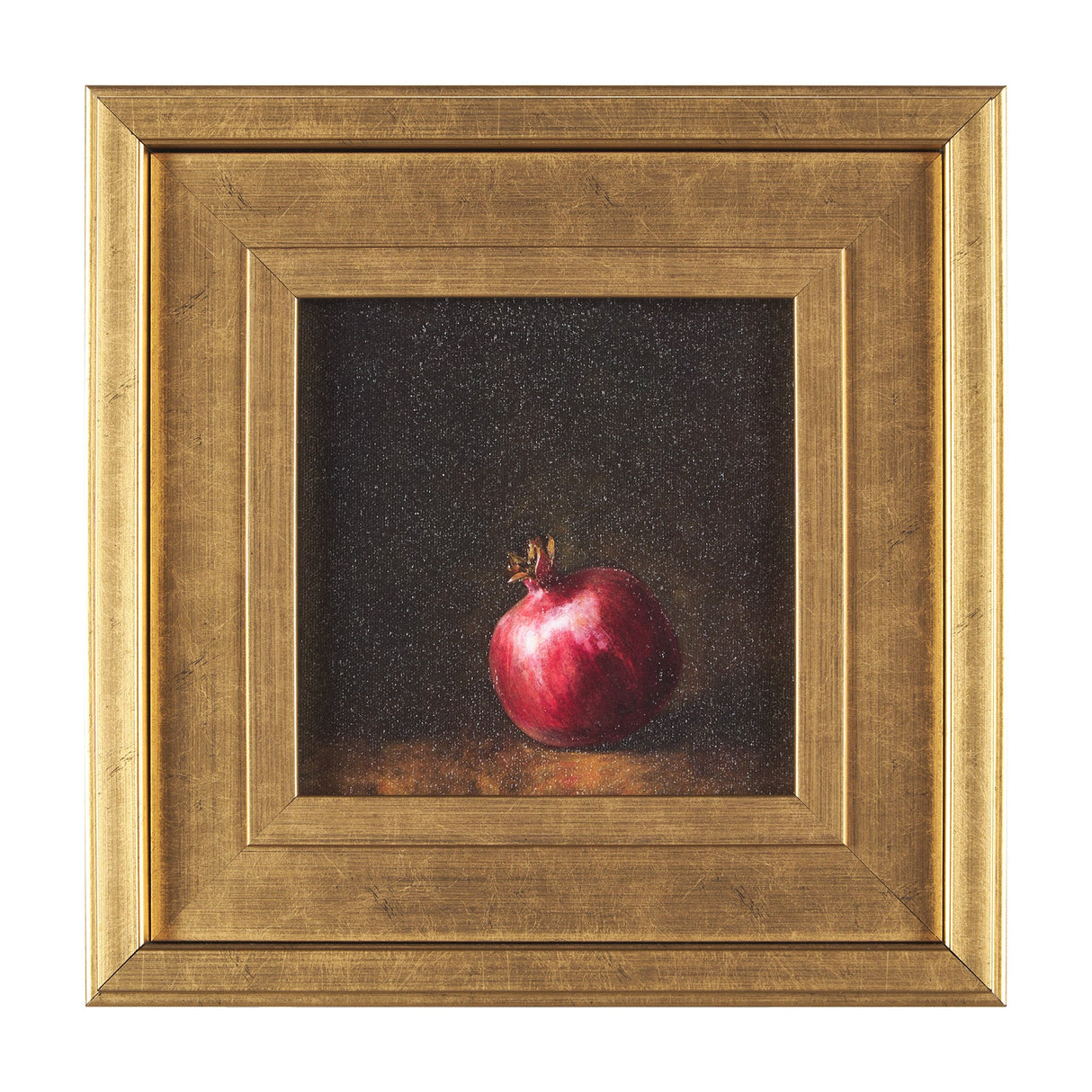 Lonely Pomegranate by Mercana Studio a Hand Embellished Framed Art Print by Mercana at Eve Furniture