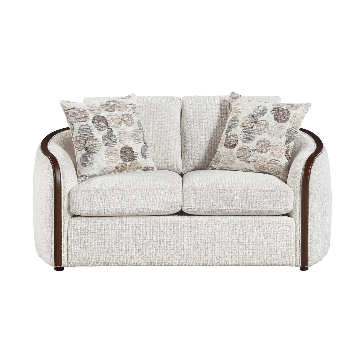 Loom Beige 2-Piece Living Room Set by Homelegance at Eve Furniture