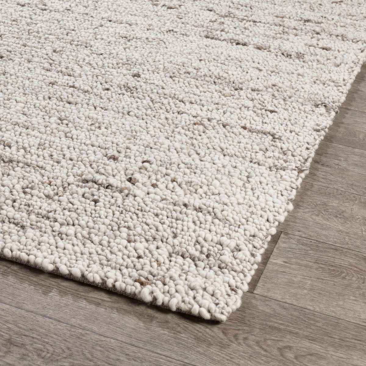 Loomis Ivory/Natural Wool Rug by Classic Home at Eve Furniture
