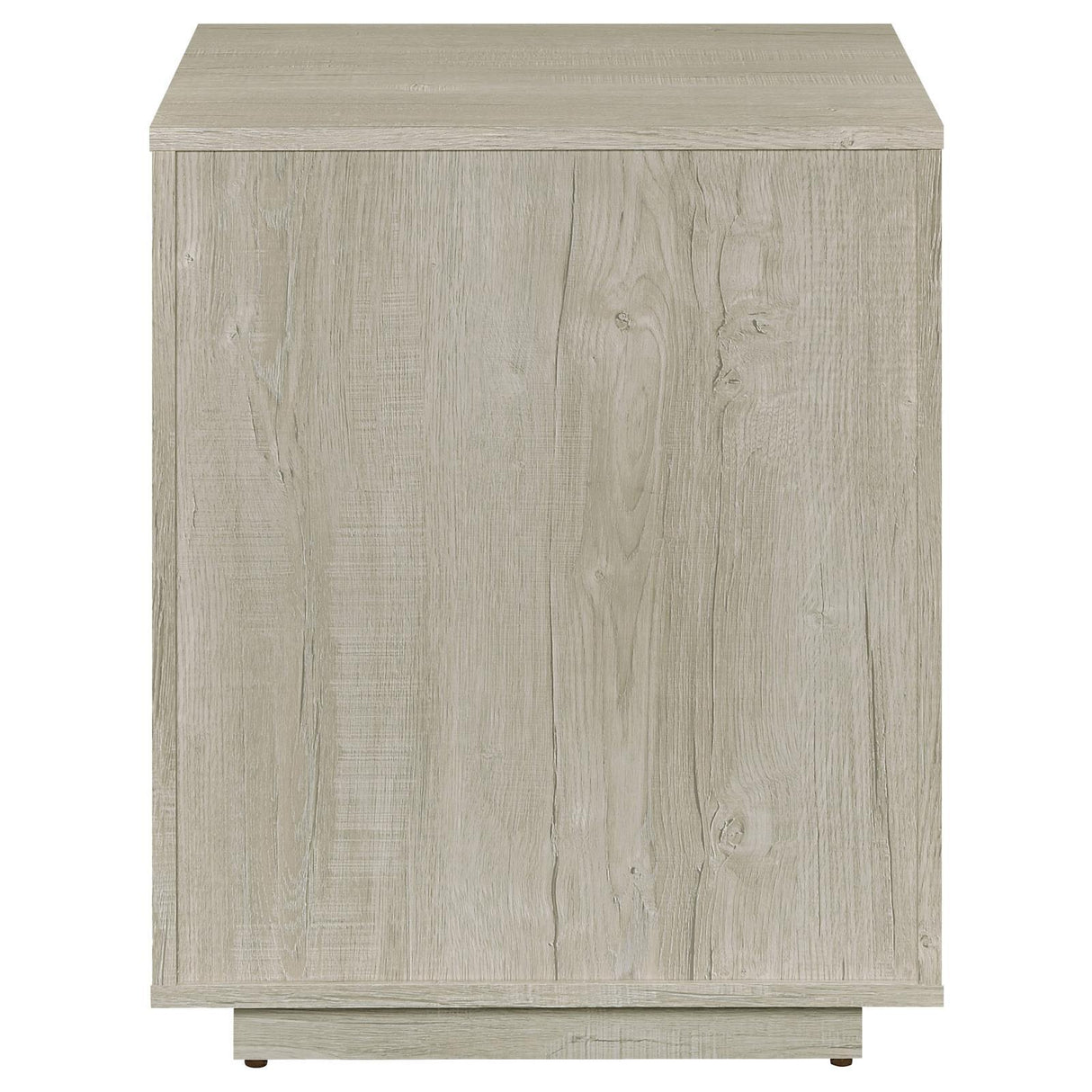 Loomis Whitewashed Gray 3-Drawer Square File Cabinet by Coaster at Eve Furniture