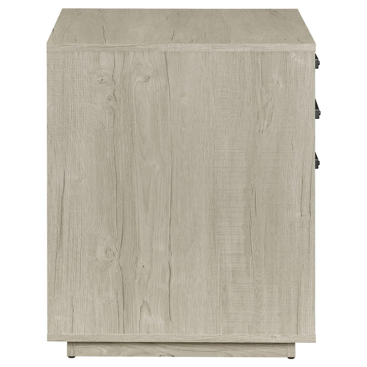 Loomis Whitewashed Gray 3-Drawer Square File Cabinet by Coaster at Eve Furniture