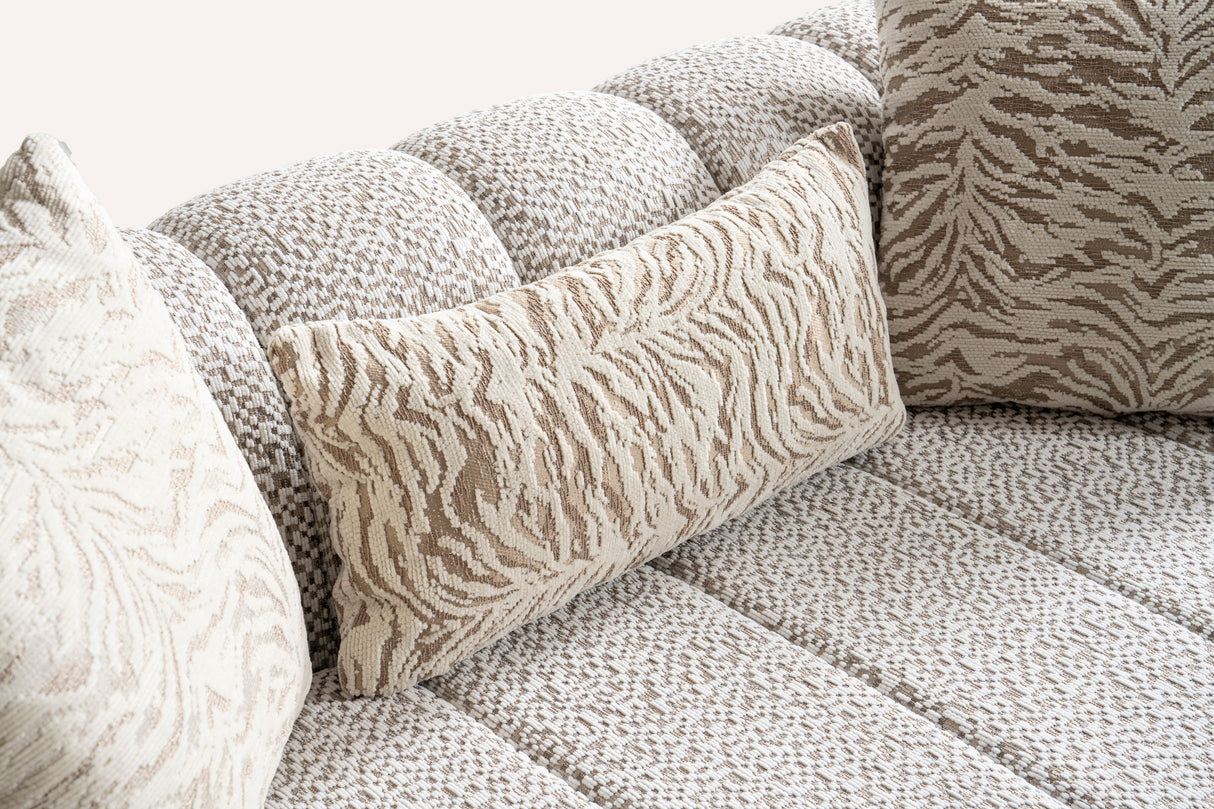 Lora White Living Room Set