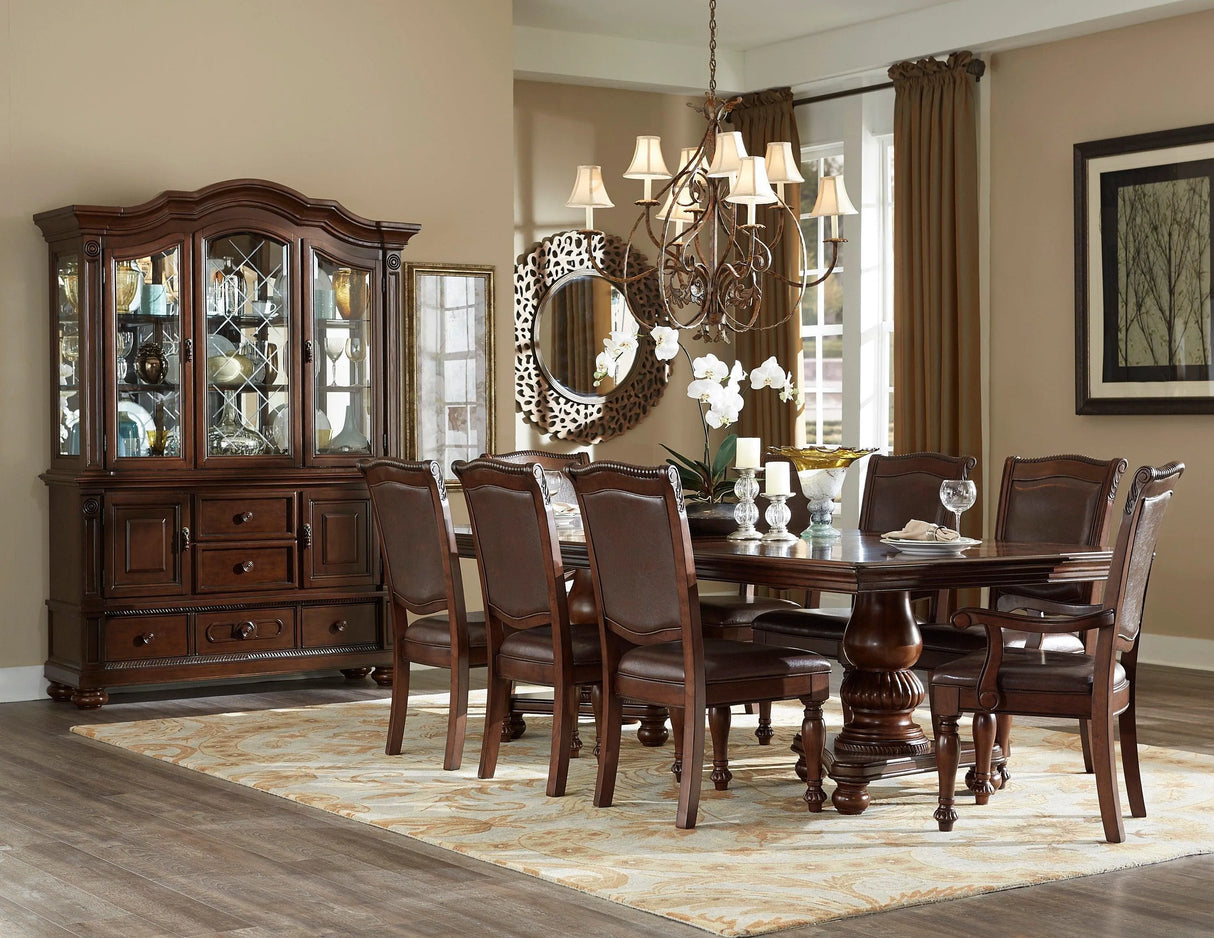 Lordsburg Brown Chery Buffet by Homelegance at Eve Furniture