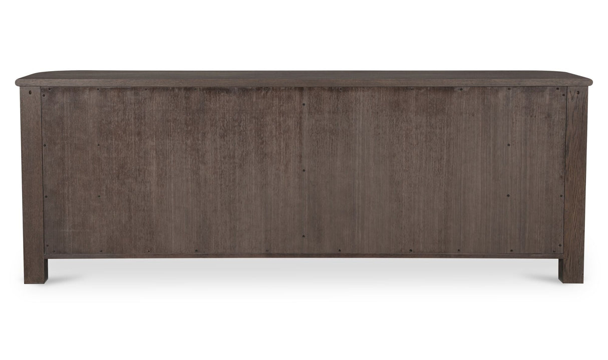 Loren 6 Drawer Dresser Dark Brown by Moe's Home at Eve Furniture