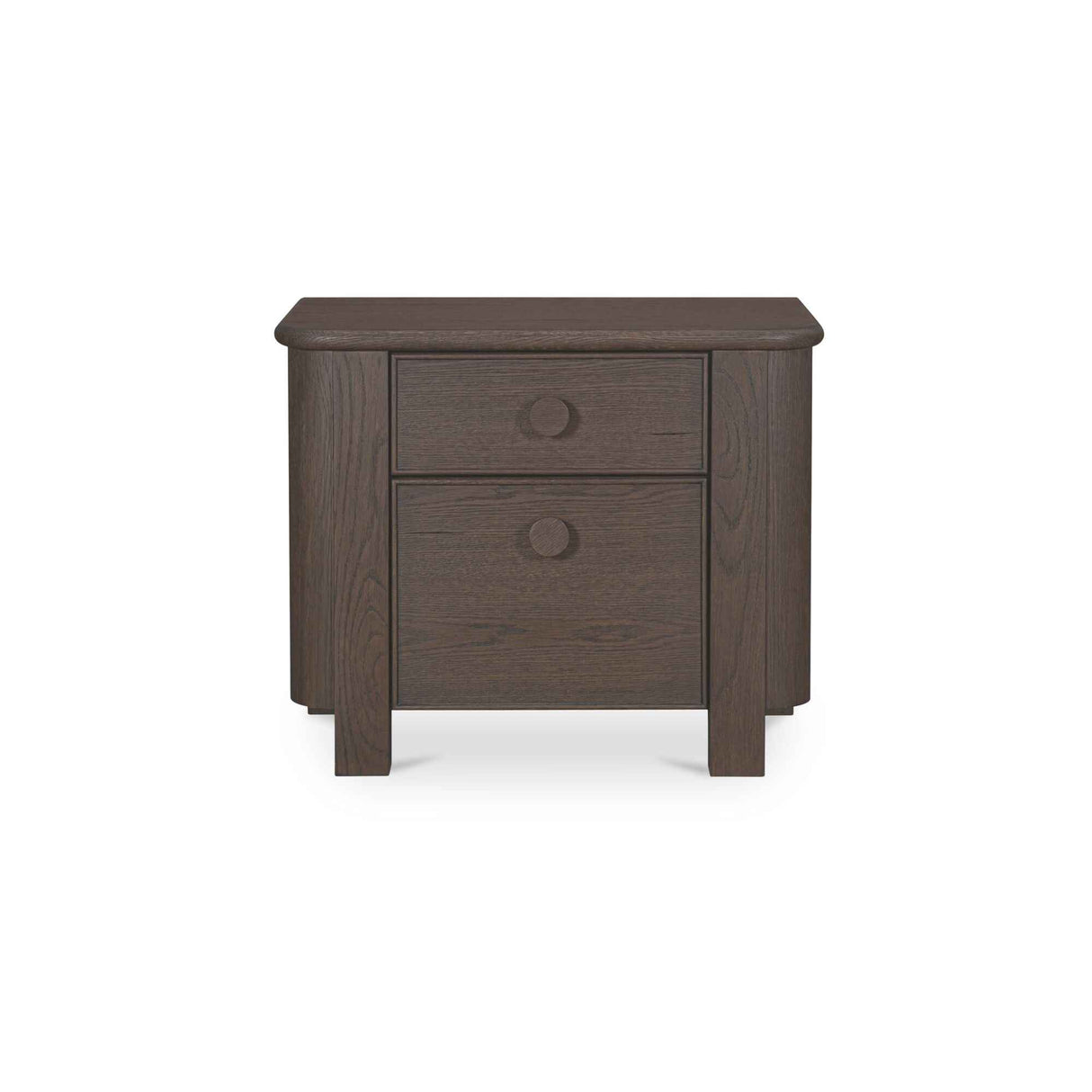 Loren Dark Brown Large Nightstand by Moe's Home at Eve Furniture