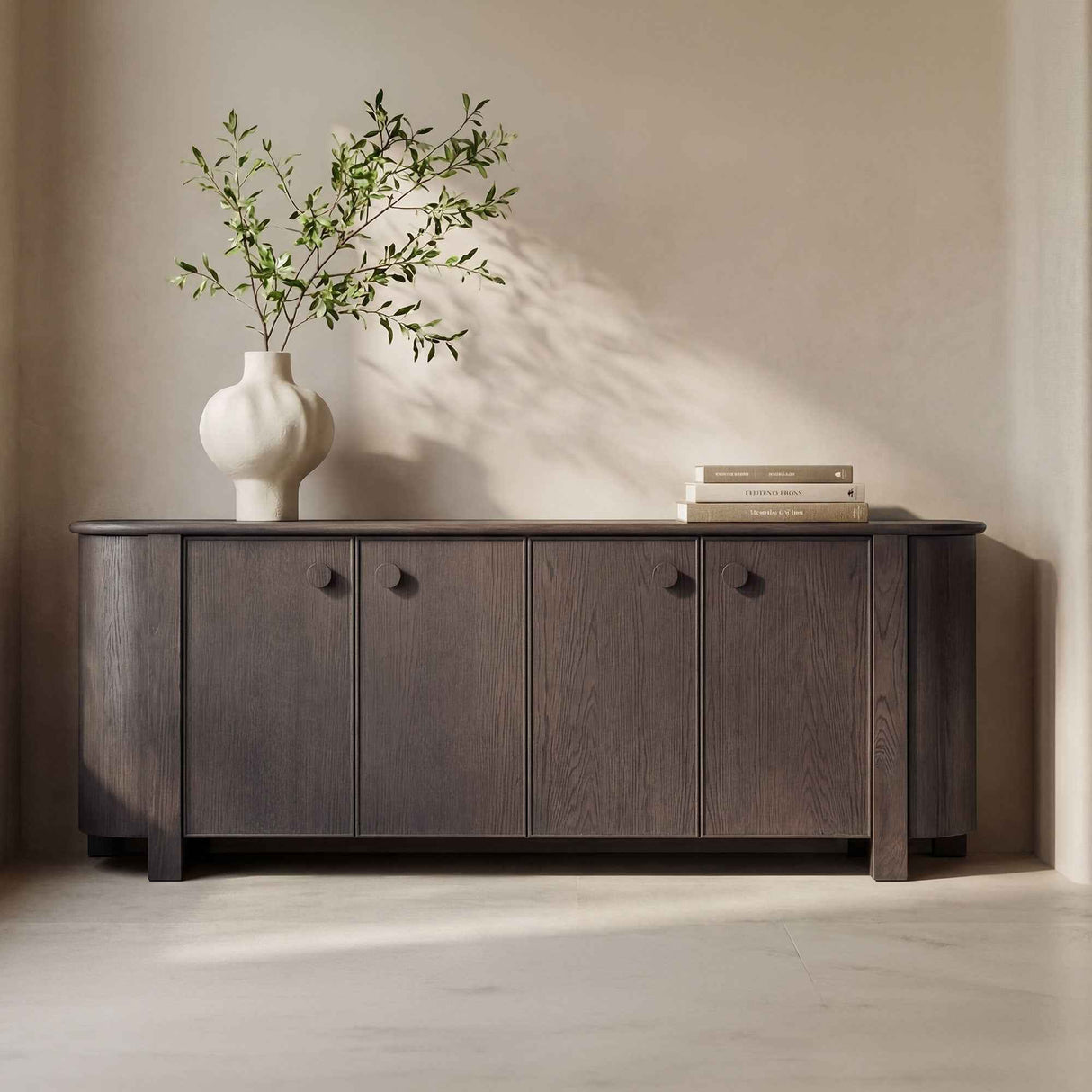 Loren Dark Brown Sideboard by Moe's Home at Eve Furniture