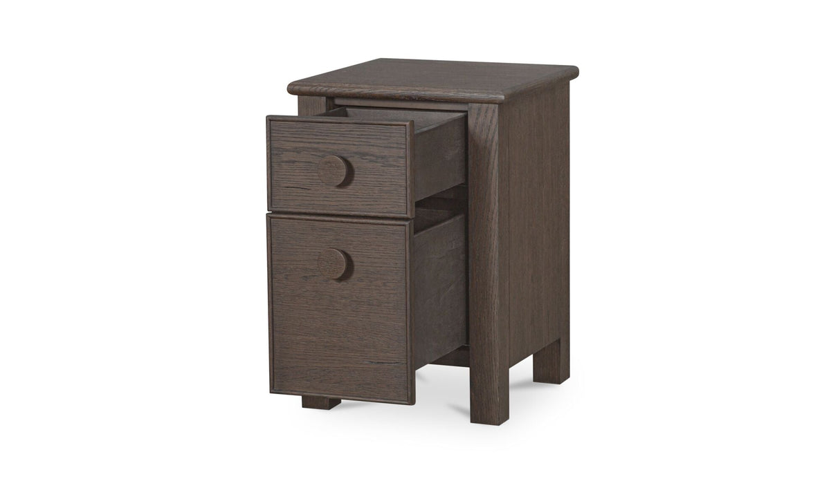 Loren Small Nightstand Dark Brown by Moe's Home at Eve Furniture