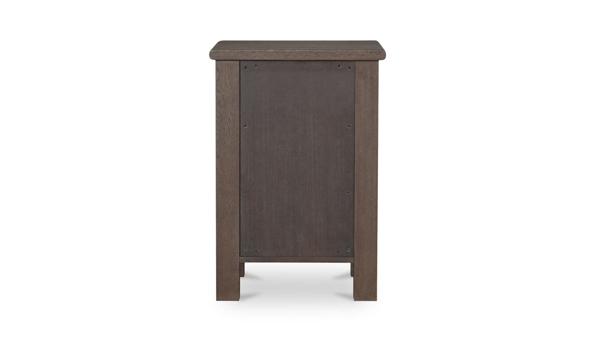 Loren Small Nightstand Dark Brown by Moe's Home at Eve Furniture