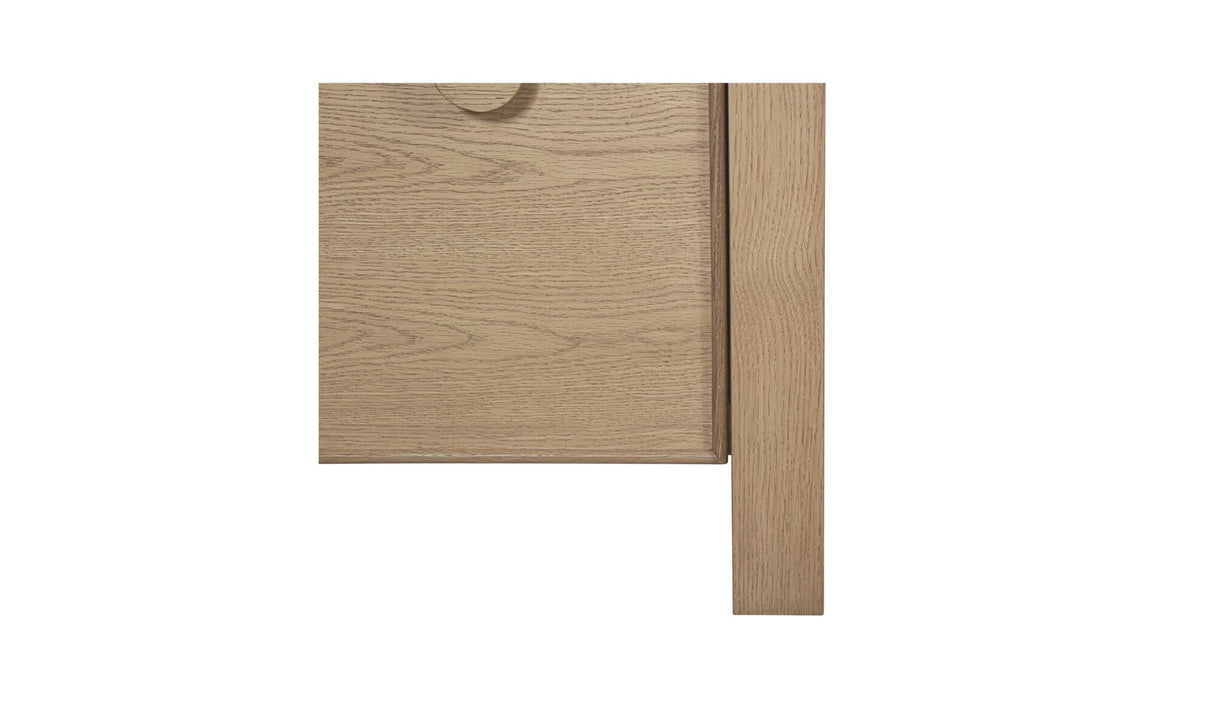 Loren Small Nightstand Natural by Moe's Home at Eve Furniture