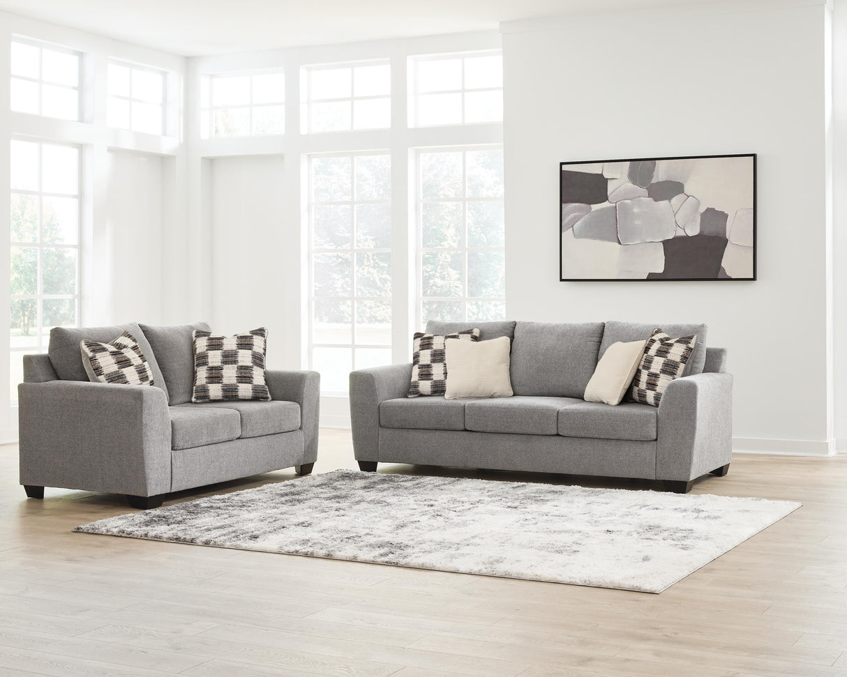 Loreo Flint Sofa and Loveseat