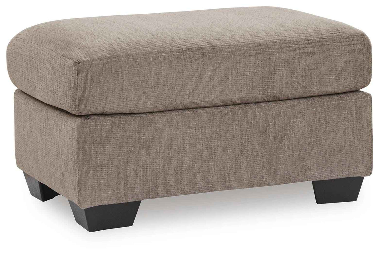 Loreo Truffle Ottoman by Ashley at Eve Furniture