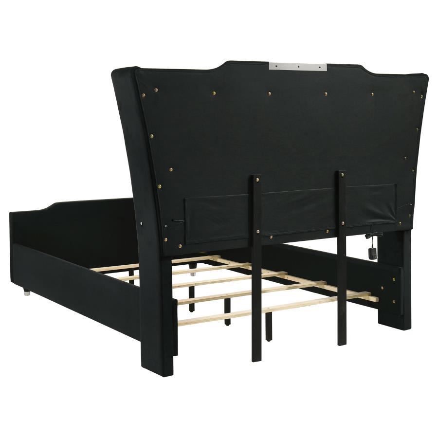 Lorient Black 4-piece Queen Bedroom Set by Coaster at Eve Furniture