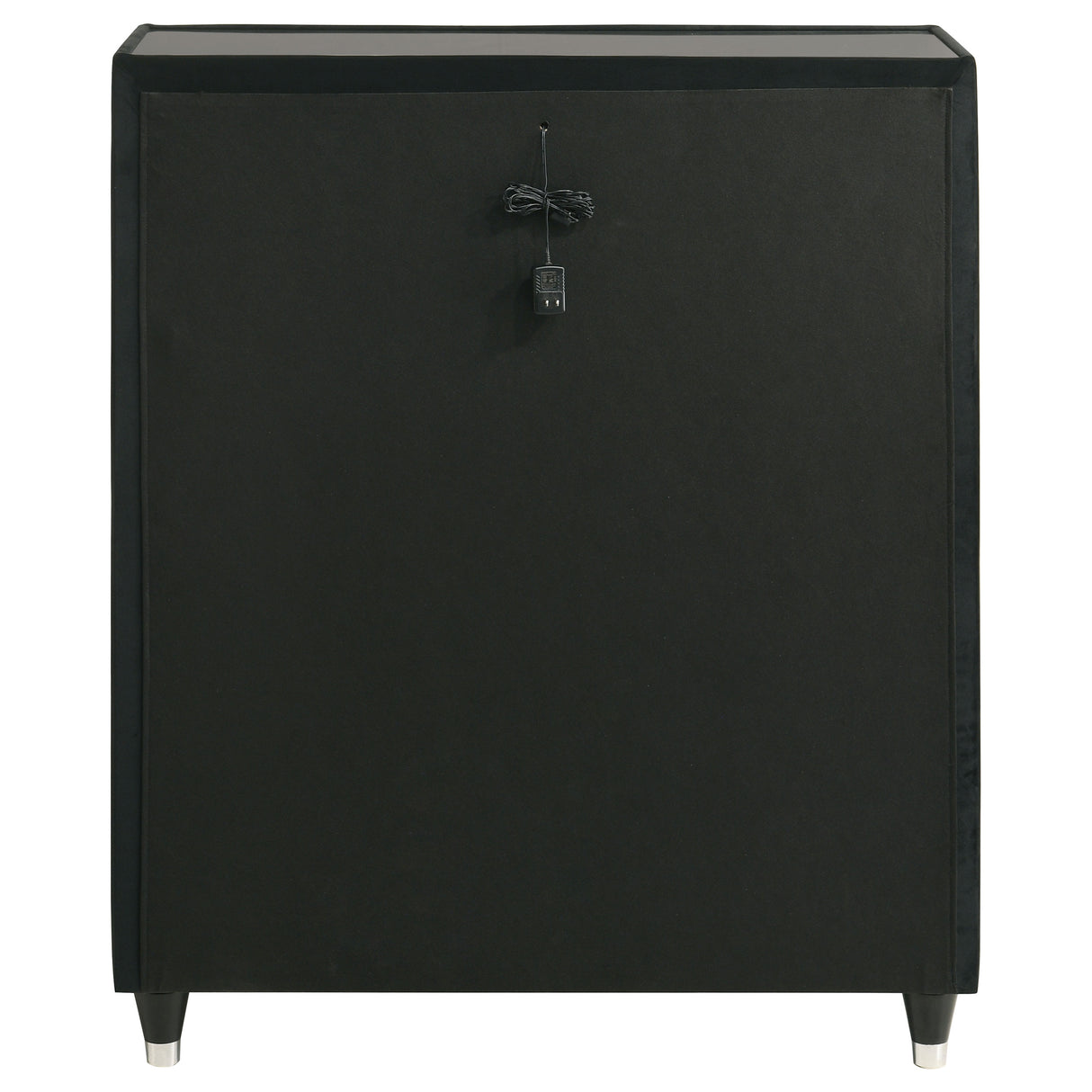 Lorient Black 5-drawer LED Chest of Drawers by Coaster at Eve Furniture