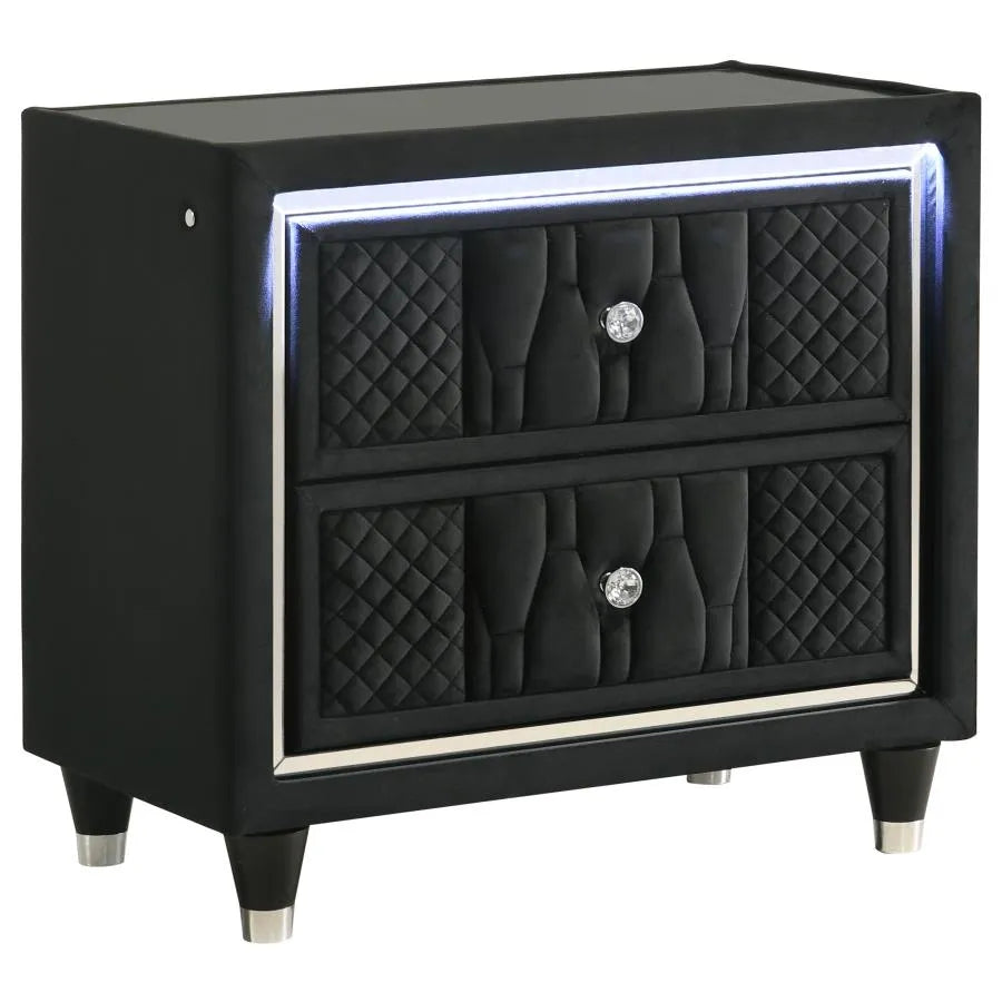 Lorient Black 5-piece Queen Storage Bedroom Set by Coaster at Eve Furniture