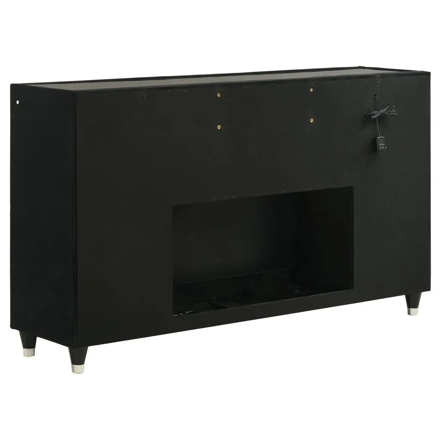 Lorient Black 5-piece Queen Storage Bedroom Set by Coaster at Eve Furniture