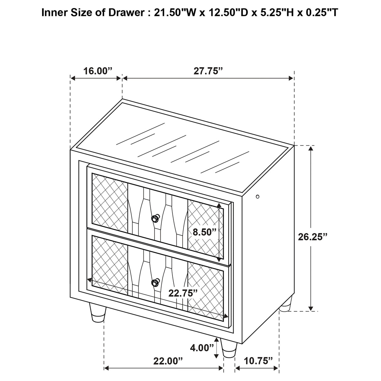 Lorient Ivory/Camel 4-piece Eastern King Bedroom Set by Coaster at Eve Furniture