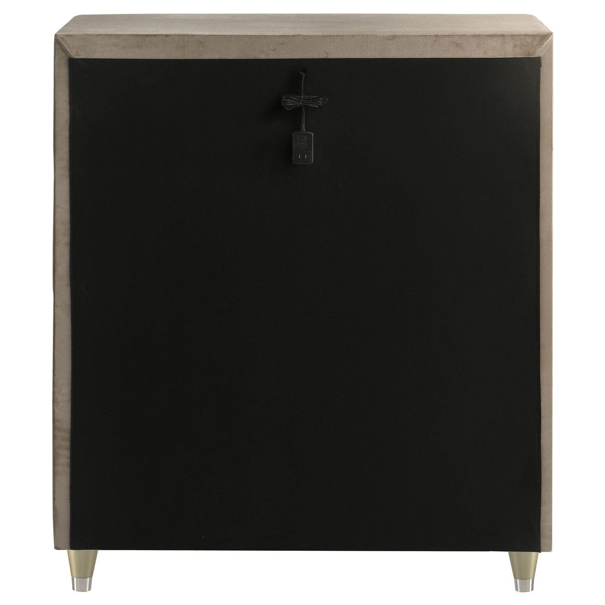 Lorient Ivory/Camel 5-drawer LED Chest of Drawers by Coaster at Eve Furniture