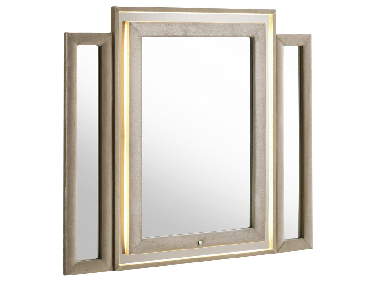 Lorient Ivory/Camel LED Dresser Mirror by Coaster at Eve Furniture