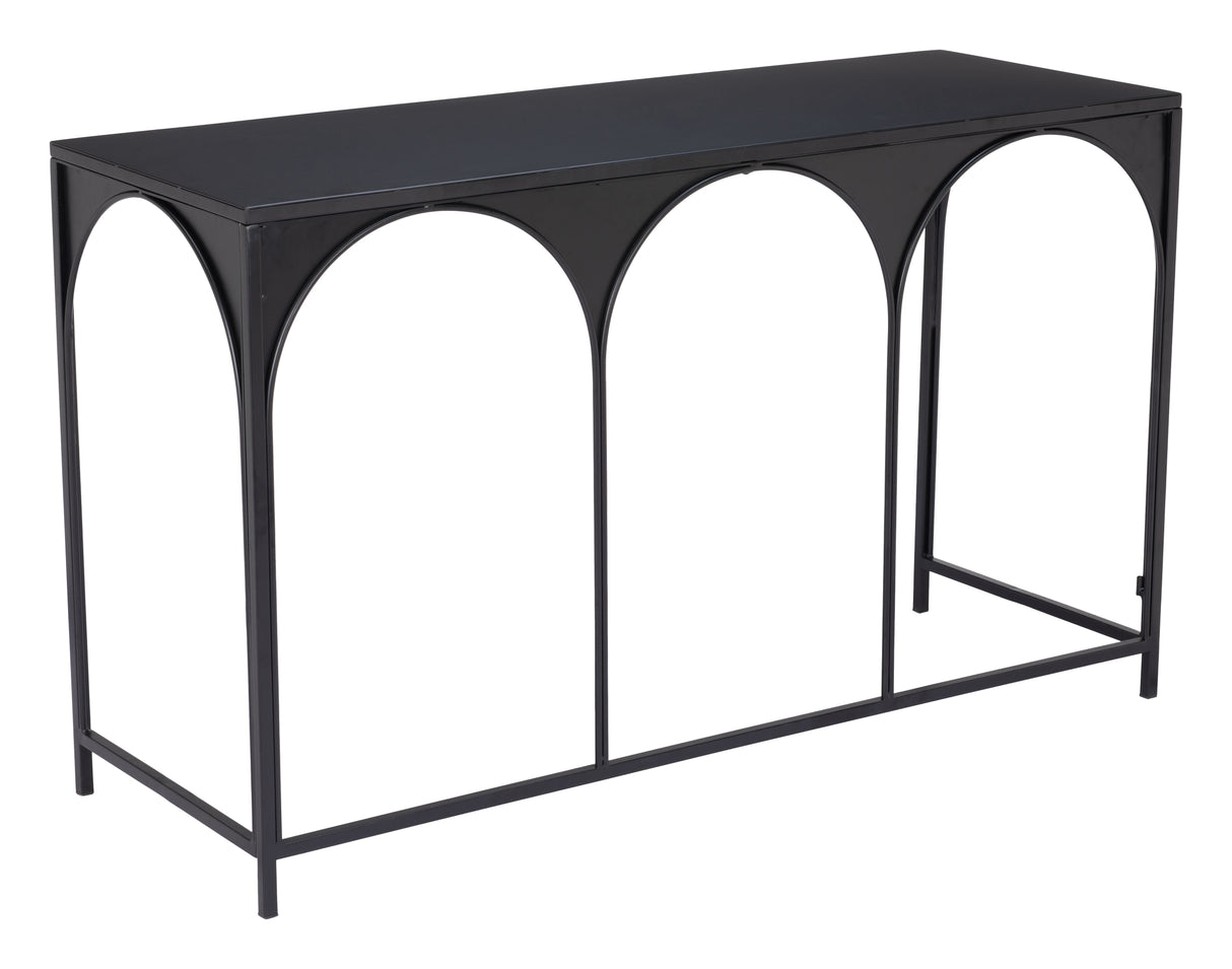 Loriet Black Console Table by Zuomod at Eve Furniture